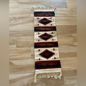 Bulmaro Perez Mendoza Zapotec Table Runner from Teotitlán de Valle in Oaxaca